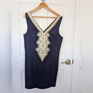 NWT Navy&Gold Lilly Pulitzer Dress